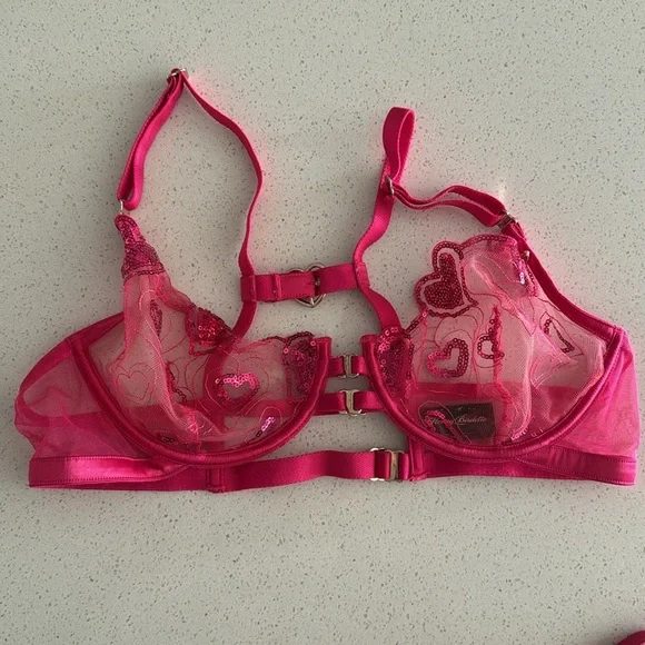 Honey Birdette Hearts Sequin Set - Picture 10 of 11